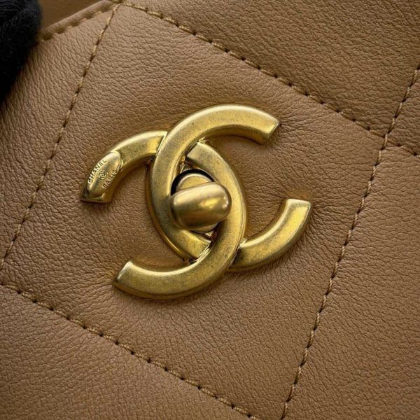 シャネル トートバッグ マトラッセ ココマーク ラムスキン CHANEL バッグ