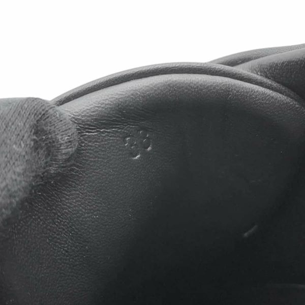 エルメス スニーカー ハッピー カーフレザー レディースサイズ38 HERMES 靴 黒