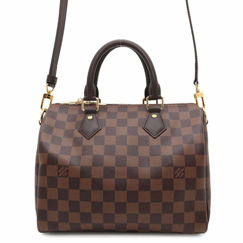 ルイヴィトン ハンドバッグ ダミエ・エベヌ スピーディ・バンドリエール25 N41368 2wayショルダーバッグ ミニボストン