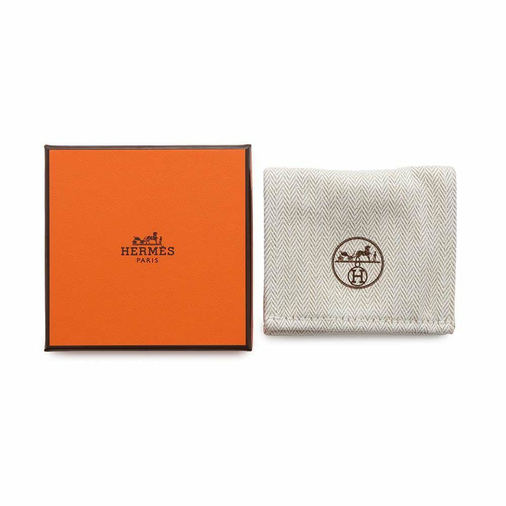 エルメス ブレスレット シェーヌダンクル ミニクリック PM マロングラッセ/ゴールド金具/シルバー金具 HERMES