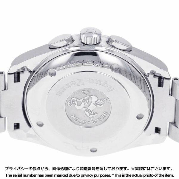 オメガ シーマスター アクアテラ クロノグラフ 221.10.42.40.01.002 OMEGA 腕時計 黒文字盤