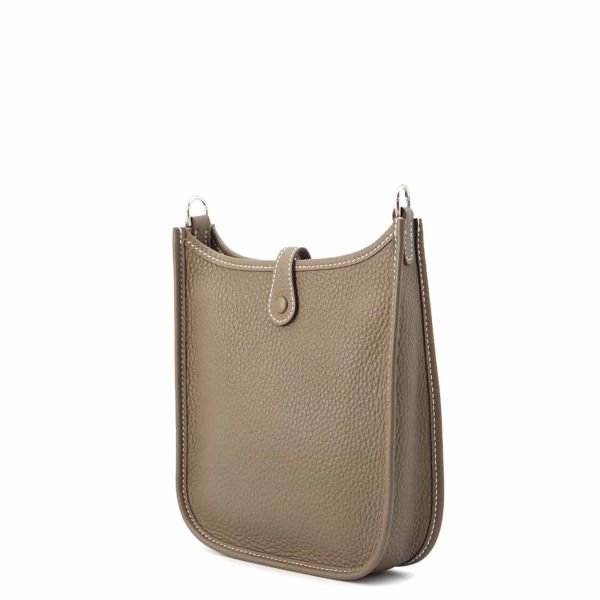 エルメス エブリンTPM アマゾン エトゥープ/ブルーインディゴ/シルバー金具 トリヨンクレマンス U刻印