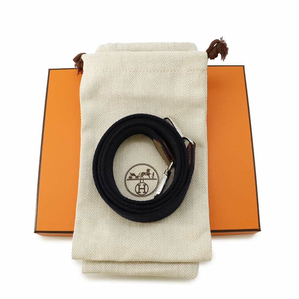 エルメス エブリンTPM アマゾン エトゥープ/ブルーインディゴ/シルバー金具 トリヨンクレマンス U刻印