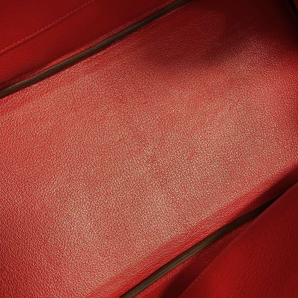 エルメス バーキン35 ルージュヴィフ/シルバー金具 トゴ □P刻印 HERMES Birkin ハンドバッグ