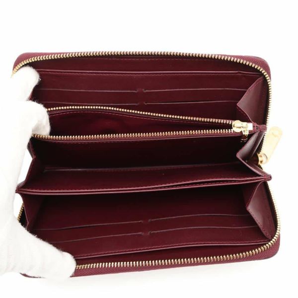 ルイヴィトン 長財布 モノグラム・ヴェルニ レオパード ジッピー・ウォレット M91477 LOUIS VUITTON 財布