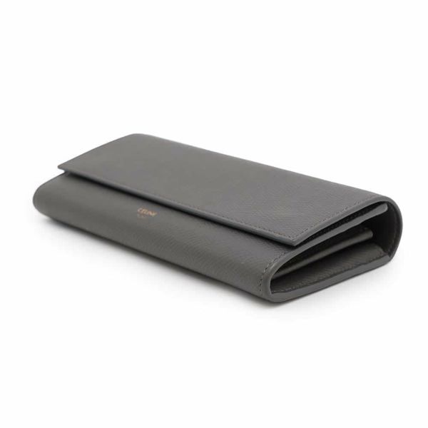 セリーヌ 長財布 ラージ ロングフラップウォレット レザー 10B563BEL.09GM CELINE 財布