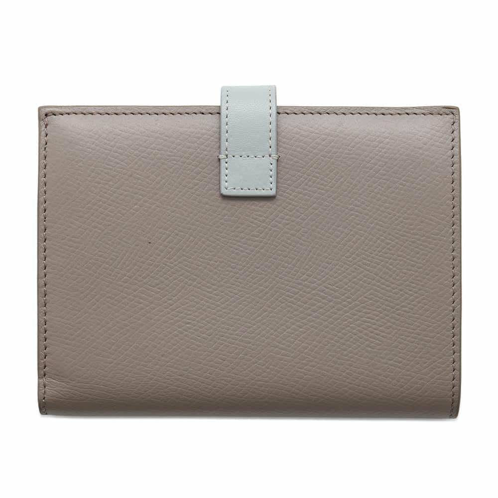 セリーヌ 二つ折り財布 ミディアム ストラップ ウォレット バイカラー 10B643BRU CELINE 財布