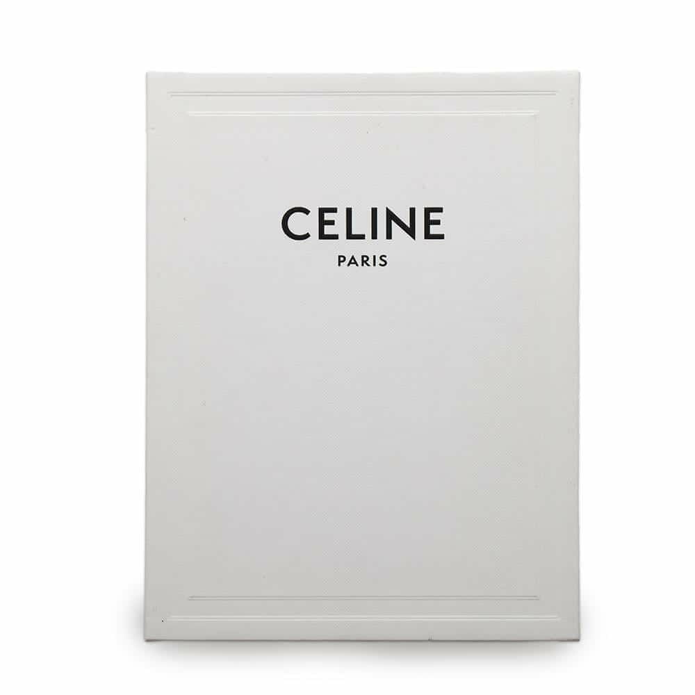 セリーヌ 二つ折り財布 ミディアム ストラップ ウォレット バイカラー 10B643BRU CELINE 財布