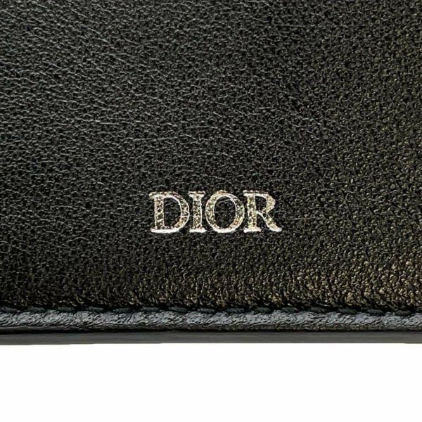 クリスチャン・ディオール 長財布 CD Icon バーティカル ロングウォレット 2ESBC002CDI Christian Dior メンズ 黒