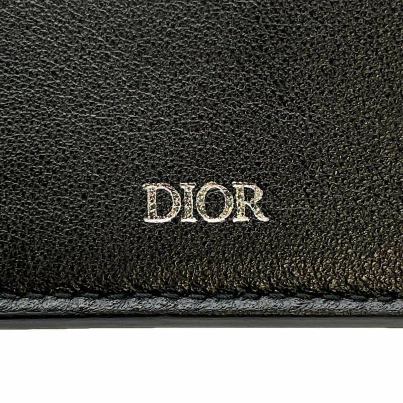 クリスチャン・ディオール 長財布 CD Icon バーティカル ロングウォレット 2ESBC002CDI Christian Dior メンズ 黒