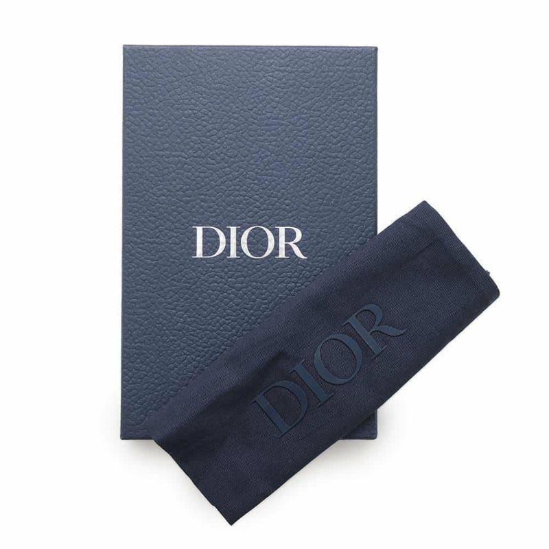 クリスチャン・ディオール 長財布 CD Icon バーティカル ロングウォレット 2ESBC002CDI Christian Dior メンズ 黒