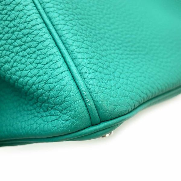 エルメス バーキン25 ヴェルソ ヴェールヴェロン/ブルーイズミール/シルバー金具 トゴ Z刻印 HERMES Birkin