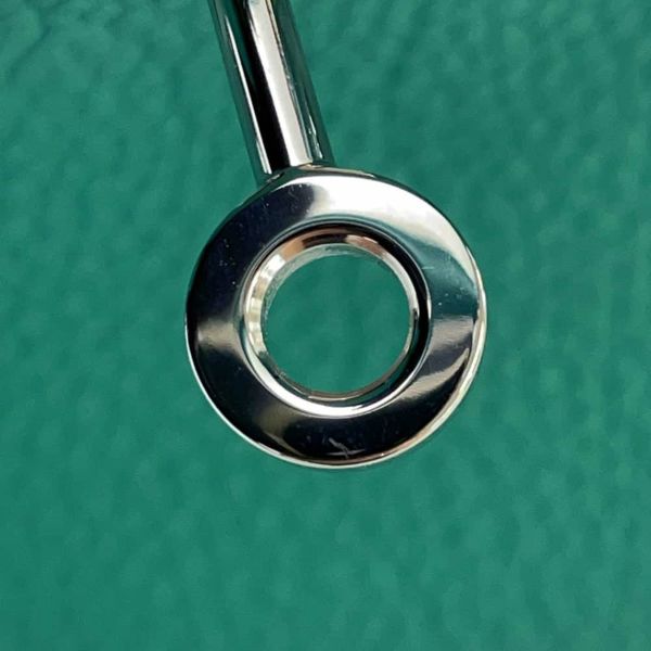 エルメス バーキン25 ヴェルソ ヴェールヴェロン/ブルーイズミール/シルバー金具 トゴ Z刻印 HERMES Birkin