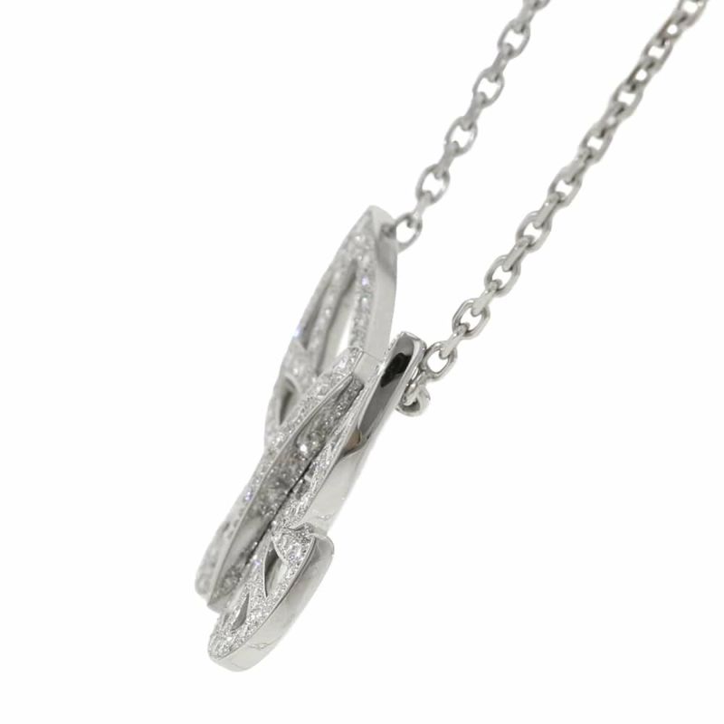 ヴァンクリーフ&アーペル ネックレス パピヨン ネックレス ダイヤモンド K18WGホワイトゴールド ペンダント ジュエリー