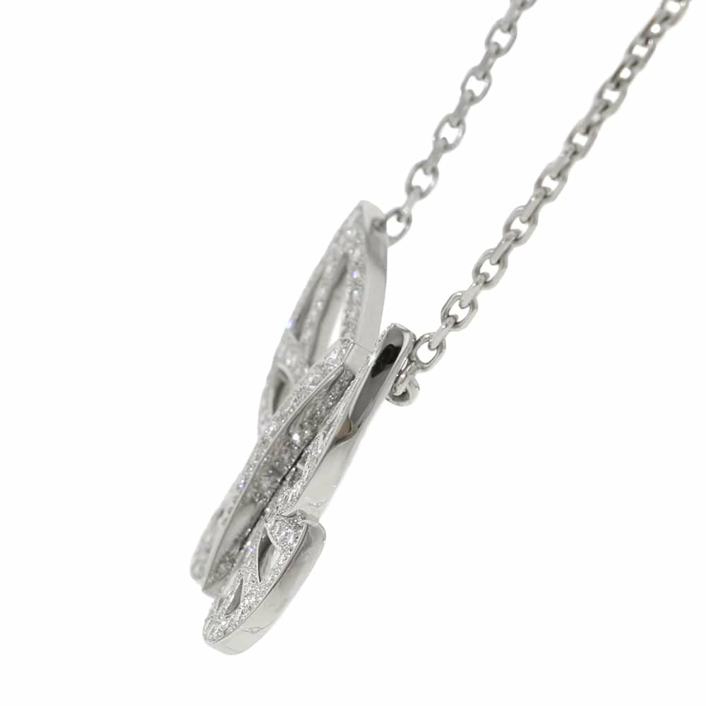 ヴァンクリーフ&アーペル ネックレス パピヨン ネックレス ダイヤモンド K18WGホワイトゴールド ペンダント ジュエリー