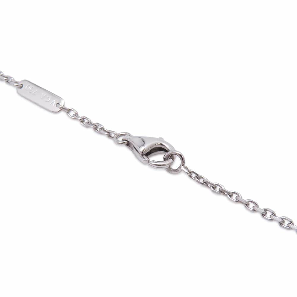 ヴァンクリーフ&アーペル ネックレス パピヨン ネックレス ダイヤモンド K18WGホワイトゴールド ペンダント ジュエリー