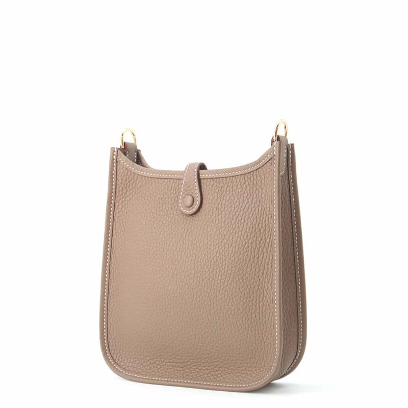 エルメス エブリンTPM アマゾン エトゥープ/ブルーインディゴ/ゴールド金具 トリヨンクレマンス W刻印