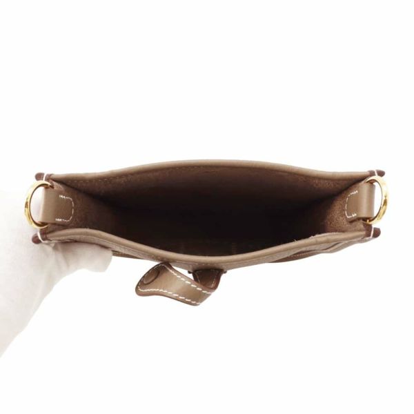 エルメス エブリンTPM アマゾン エトゥープ/ブルーインディゴ/ゴールド金具 トリヨンクレマンス W刻印