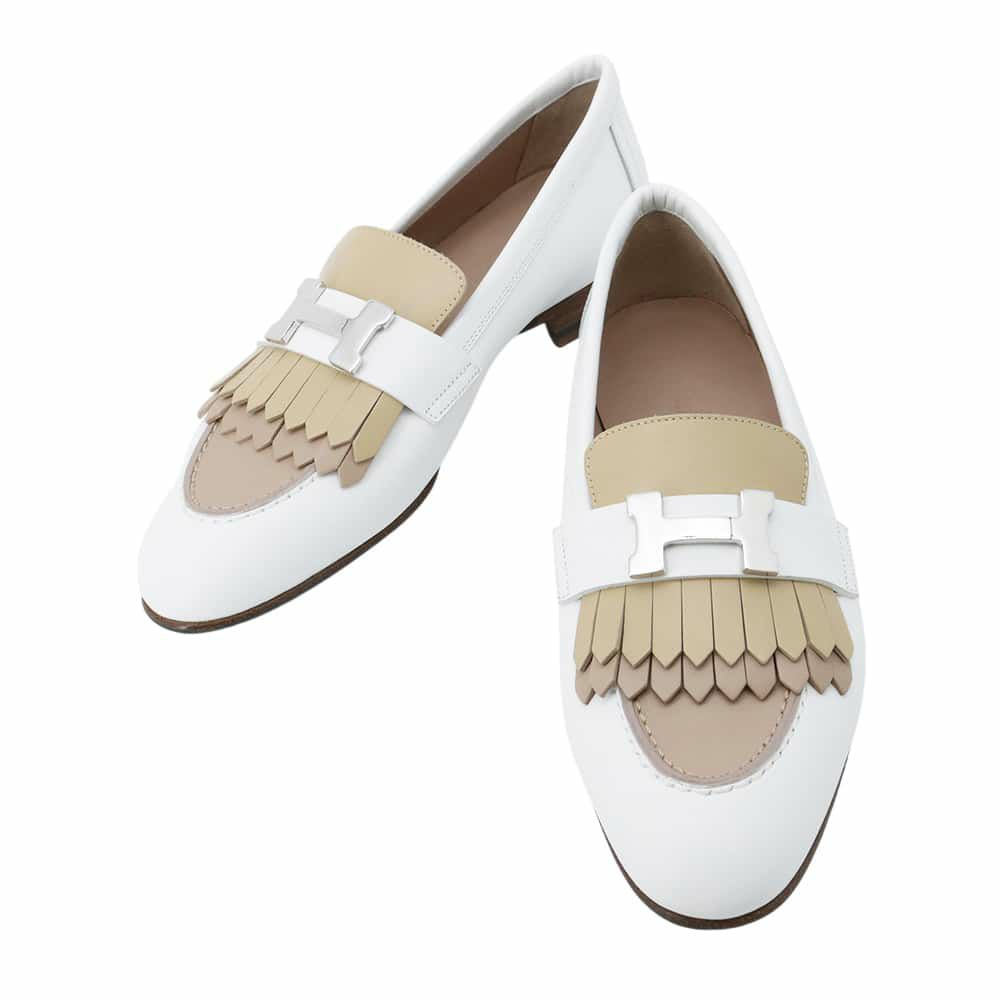 エルメス モカシン ロワイヤル フリンジ レディースサイズ34 HERMES 靴 