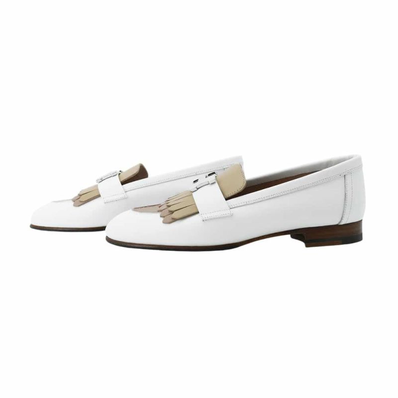 エルメス モカシン ロワイヤル フリンジ レディースサイズ34 HERMES 靴 ローファー