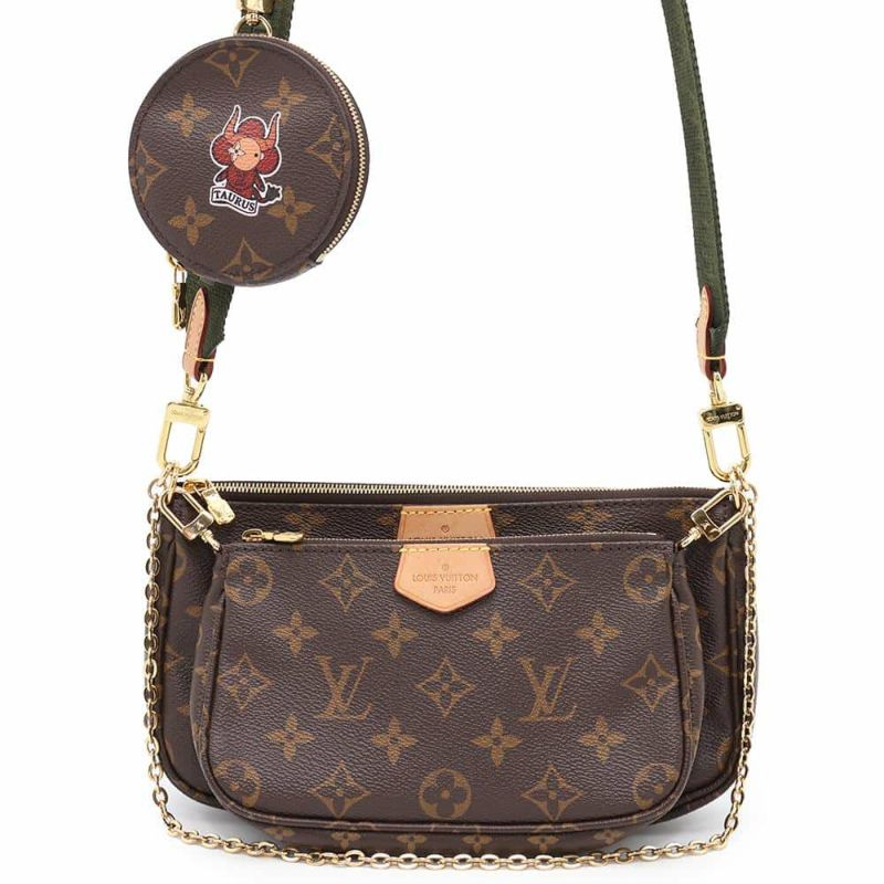 ルイヴィトン ショルダーバッグ モノグラム ミュルティ・ポシェット・アクセソワール M44813 LOUIS VUITTON アクセサリーポーチ