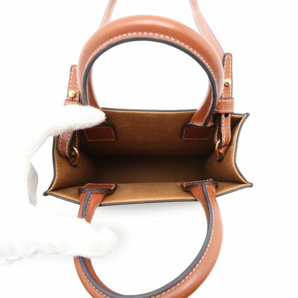 セリーヌ ハンドバッグ トリオンフ ミニ バーティカル カバ PVC/カーフレザー 194372 CELINE 2wayバッグ