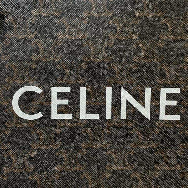 セリーヌ ハンドバッグ トリオンフ ミニ バーティカル カバ PVC/カーフレザー 194372 CELINE 2wayバッグ