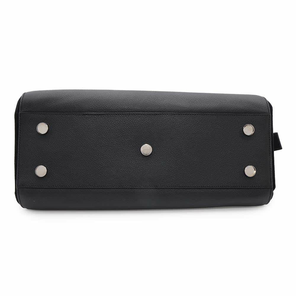 サンローランパリ ハンドバッグ カバリブゴーシュ レザー スエード SAINT LAURENT PARIS 2wayショルダー 黒