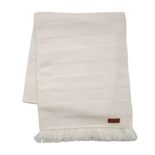 エルメス マフラー レイエH カシミヤ レザー HERMES ストール 白
