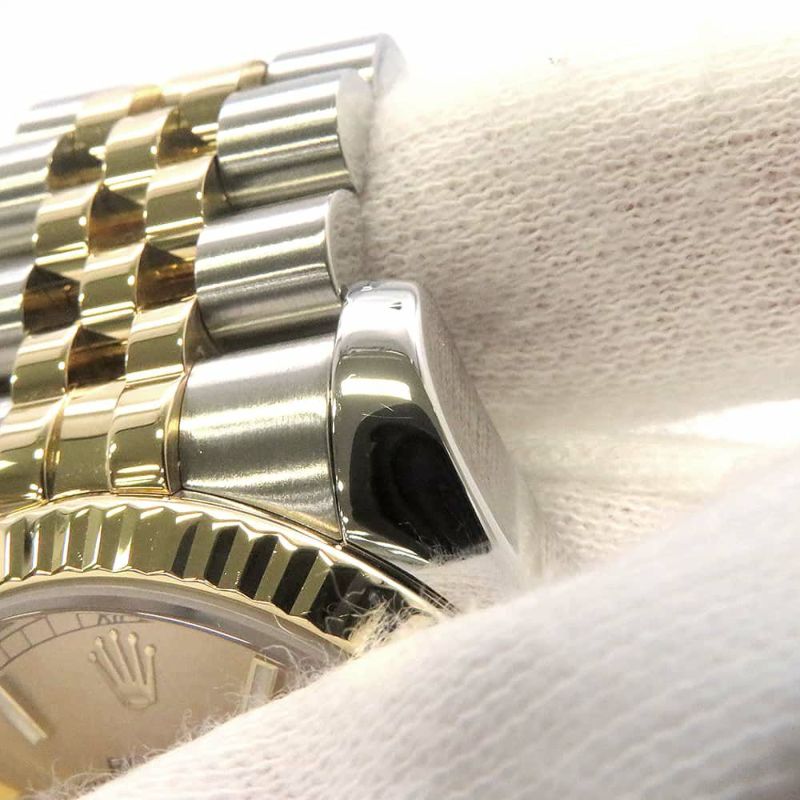 ロレックス デイトジャスト F番 SS/K18YG 116233 ROLEX 腕時計 シャンパン文字盤