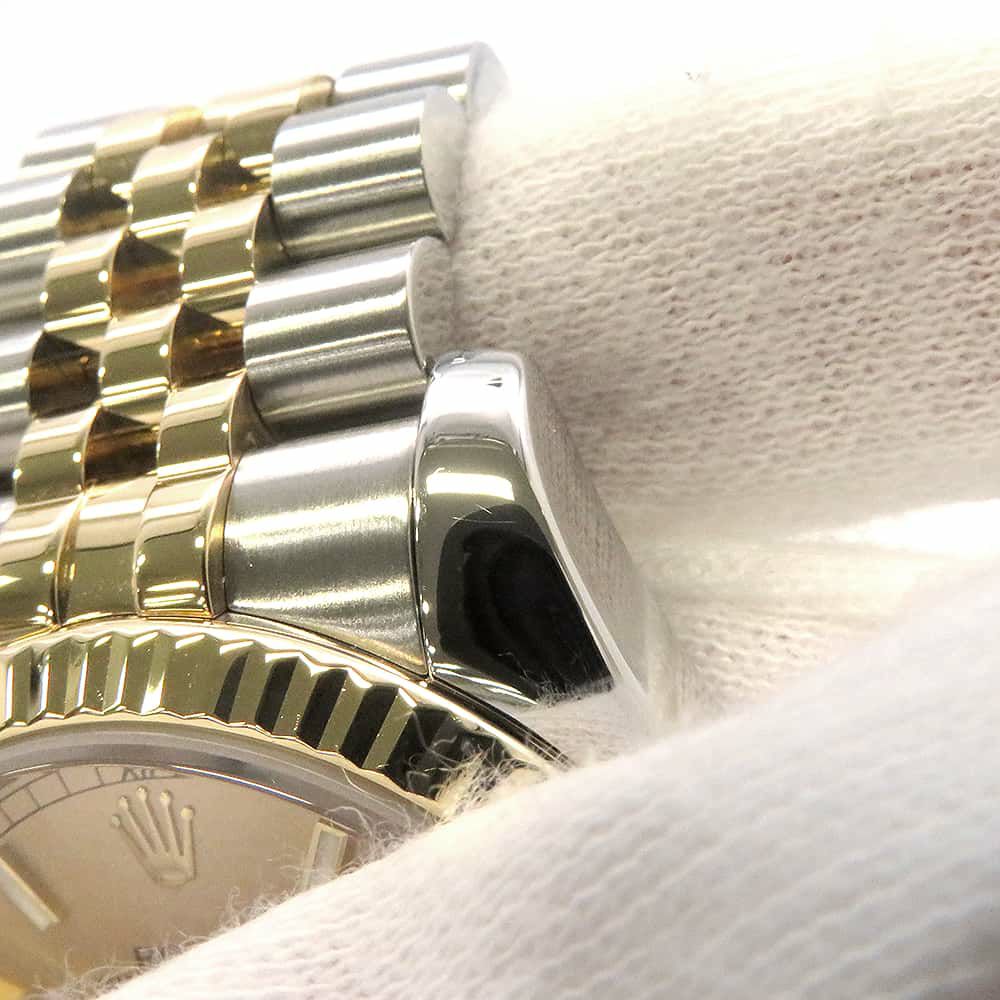 ロレックス デイトジャスト F番 SS/K18YG 116233 ROLEX 腕時計 シャンパン文字盤