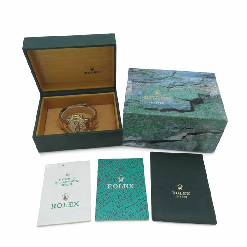 ロレックス コスモグラフ デイトナ コンビ SS/K18YGイエローゴールド U番 16523 ROLEX 腕時計 白文字盤