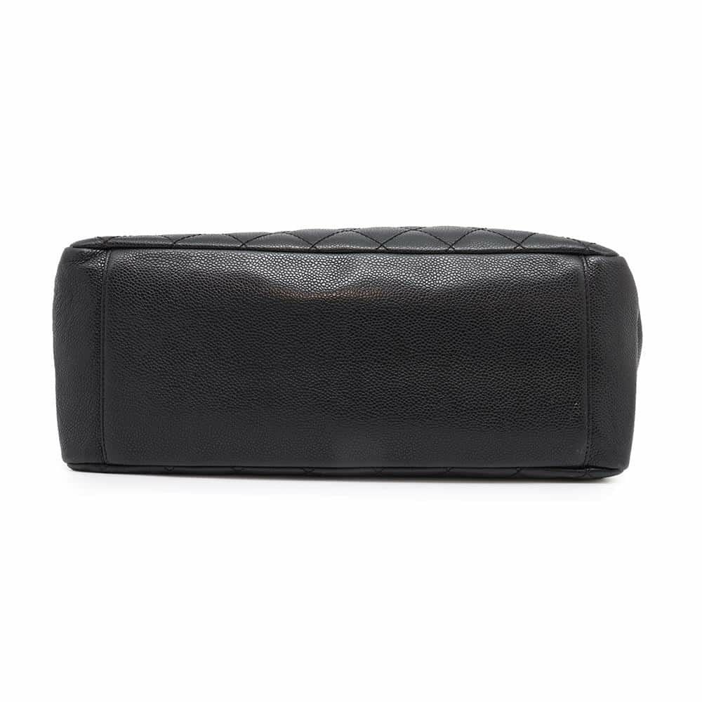 シャネル チェーントートバッグ ココマーク マトラッセ GST キャビアスキン A50995 CHANEL ショルダーバッグ 黒