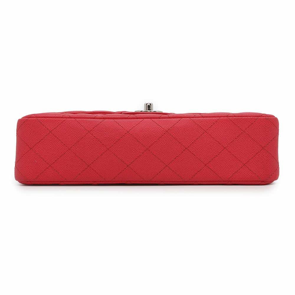 シャネル チェーンショルダーバッグ マトラッセ25 ココマーク キャビアスキン ダブルチェーン A01112 CHANEL