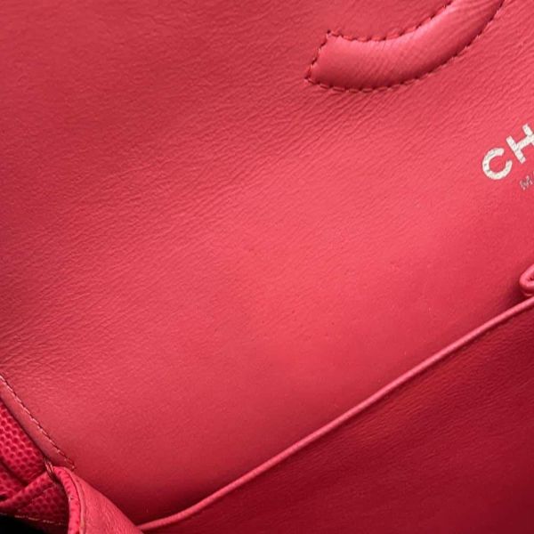 シャネル チェーンショルダーバッグ マトラッセ25 ココマーク キャビアスキン ダブルチェーン A01112 CHANEL