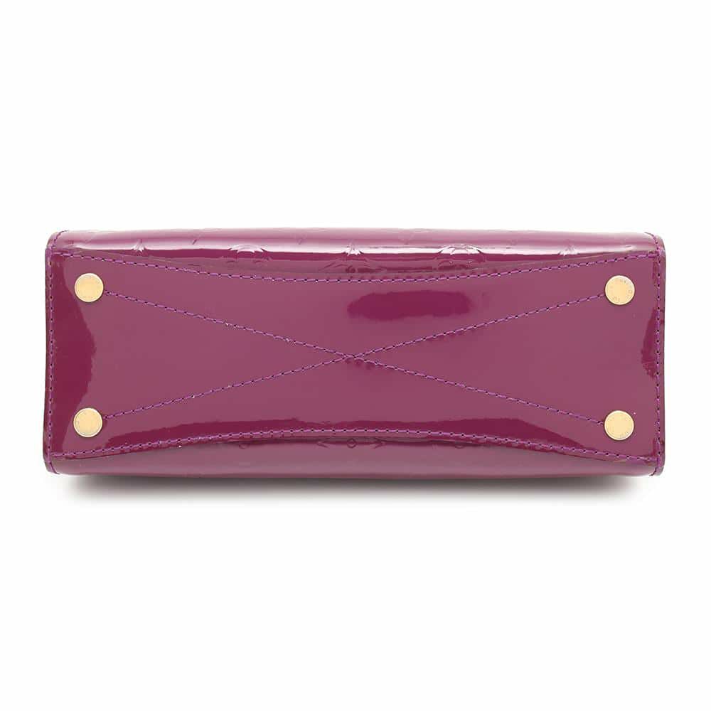 ルイヴィトン チェーンショルダーバッグ モノグラム・ヴェルニ ヴァージニアPM M90137 LOUIS VUITTON パープル