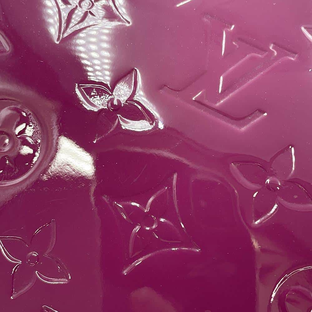 ルイヴィトン チェーンショルダーバッグ モノグラム・ヴェルニ ヴァージニアPM M90137 LOUIS VUITTON パープル