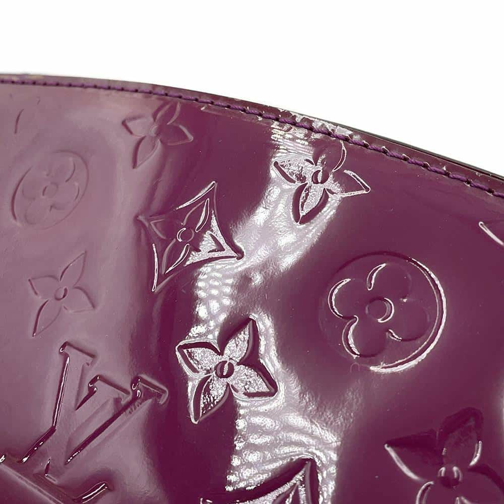 ルイヴィトン チェーンショルダーバッグ モノグラム・ヴェルニ ヴァージニアPM M90137 LOUIS VUITTON パープル