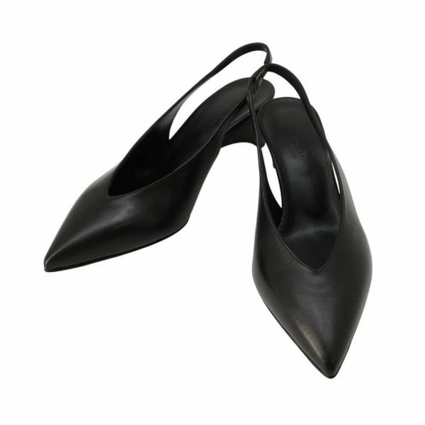 エルメス パンプス アンティム55 レザー レディースサイズ36 HERMES 靴 黒