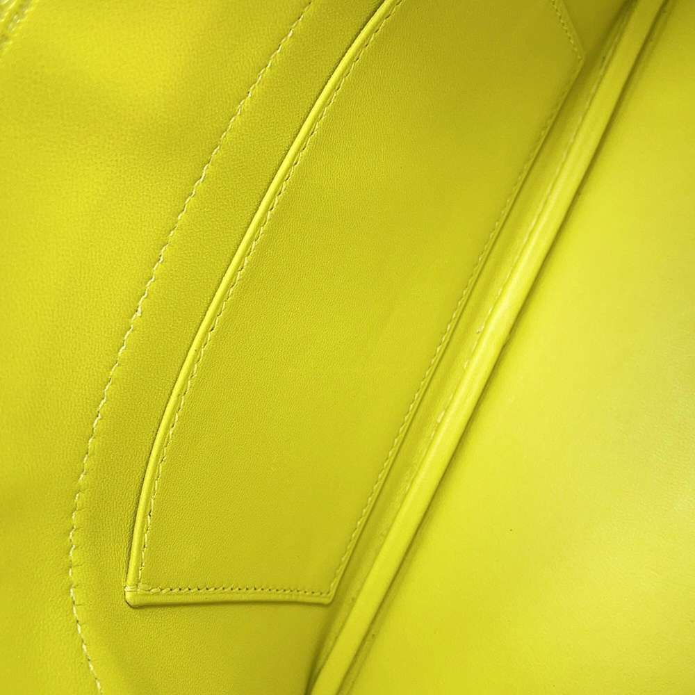 エルメス ハンドバッグ ボリード27 ライム/シルバー金具 エプソン Y刻印 2wayショルダー