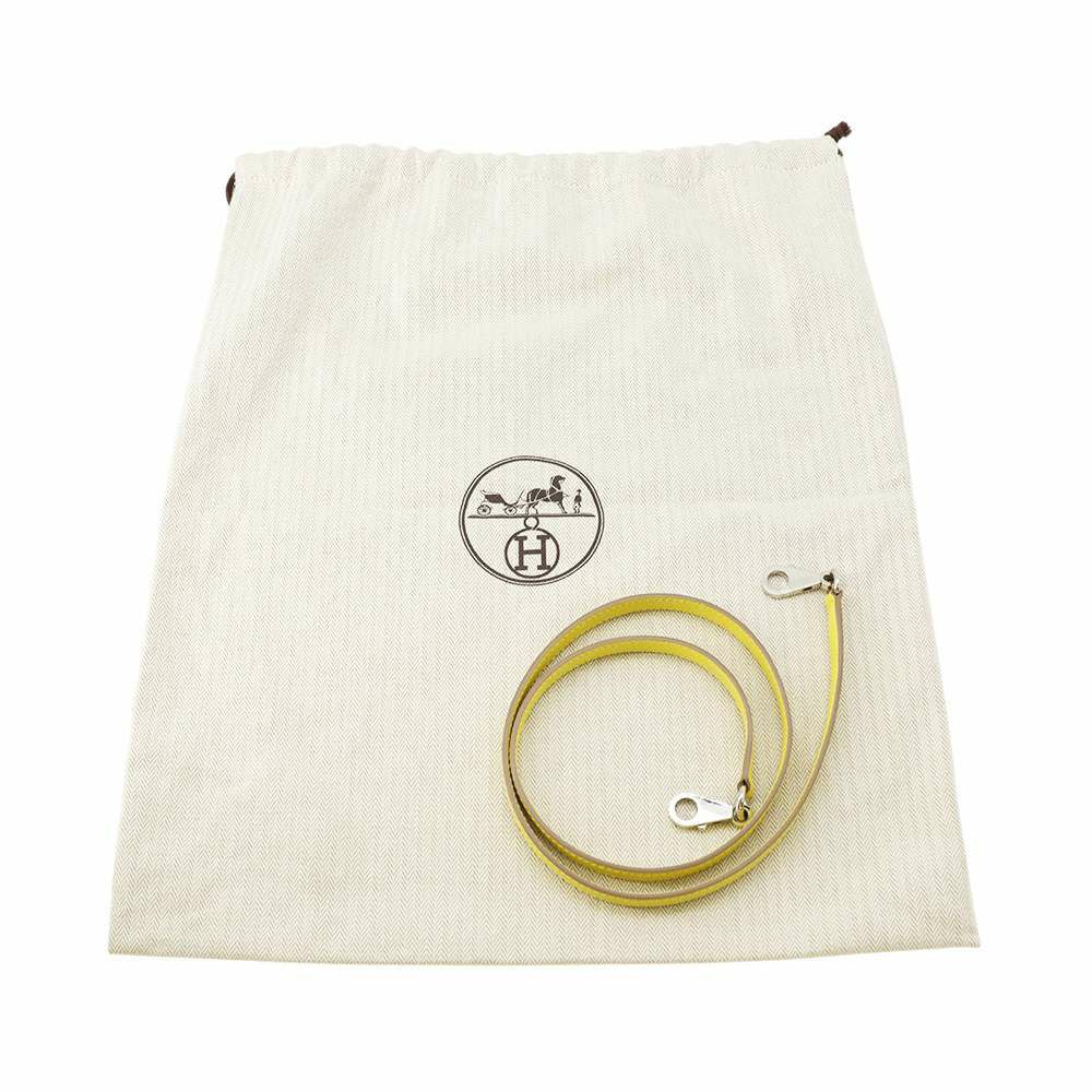 エルメス ハンドバッグ ボリード27 ライム/シルバー金具 エプソン Y刻印 2wayショルダー