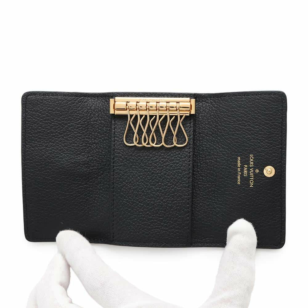 ルイヴィトン キーケース モノグラム・アンプラント 6連キーケース ミュルティクレ6  M64421 LOUIS VUITTON ブラック 黒