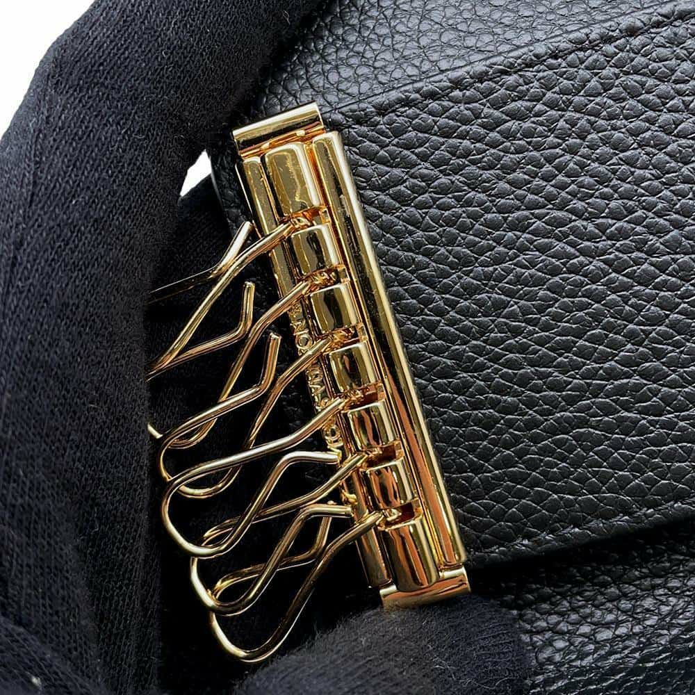 ルイヴィトン キーケース モノグラム・アンプラント 6連キーケース ミュルティクレ6  M64421 LOUIS VUITTON ブラック 黒