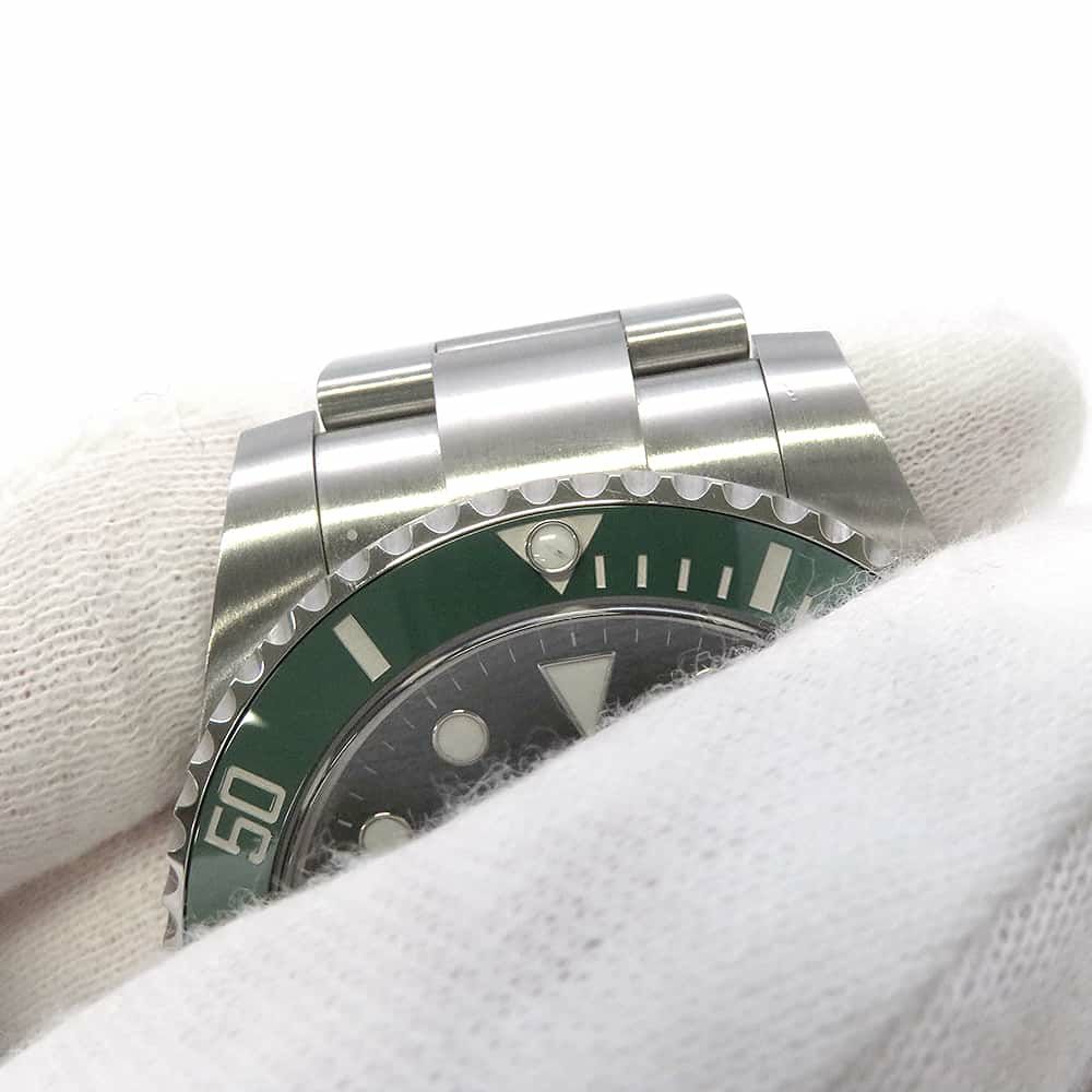ロレックス サブマリーナ デイト ランダムシリアル ルーレット 116610LV ROLEX 腕時計 ウォッチ グリーン文字盤