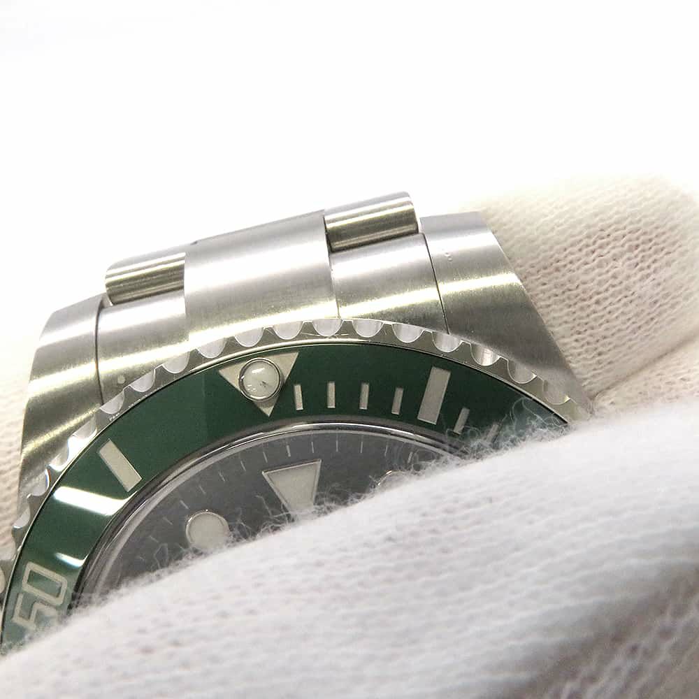ロレックス サブマリーナ デイト ランダムシリアル ルーレット 116610LV ROLEX 腕時計 ウォッチ グリーン文字盤