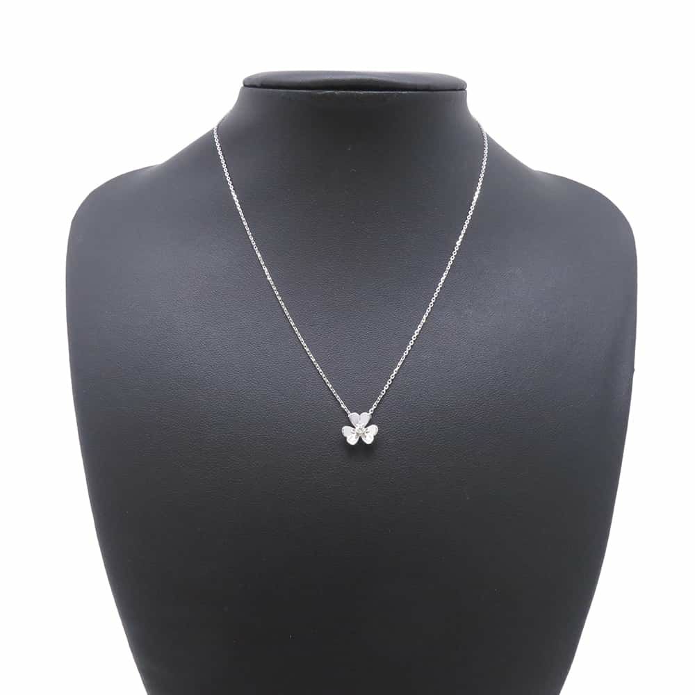 ヴァンクリーフ&アーペル ネックレス フリヴォル ペンダント ミニ ダイヤ 1P 0.05ct K18WGホワイトゴールド VCARP0J400 ジュエリー