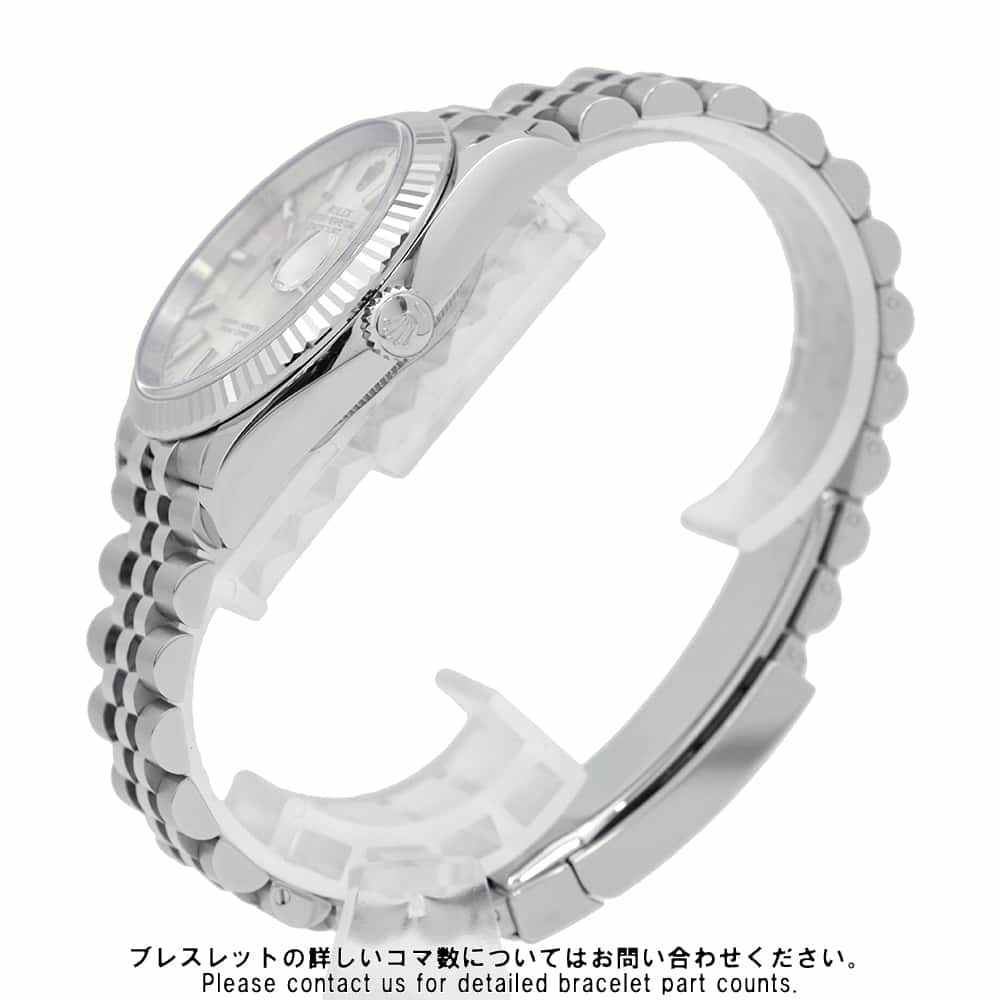 ロレックス デイトジャスト36 SS/K18WG ランダムシリアル ルーレット 126234 ROLEX 腕時計 シルバー文字盤