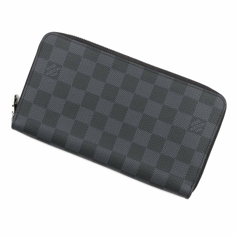 ルイヴィトン 長財布 ダミエ・グラフィット ジッピー・オーガナイザー NM N60111 LOUIS VUITTON ブラック 黒