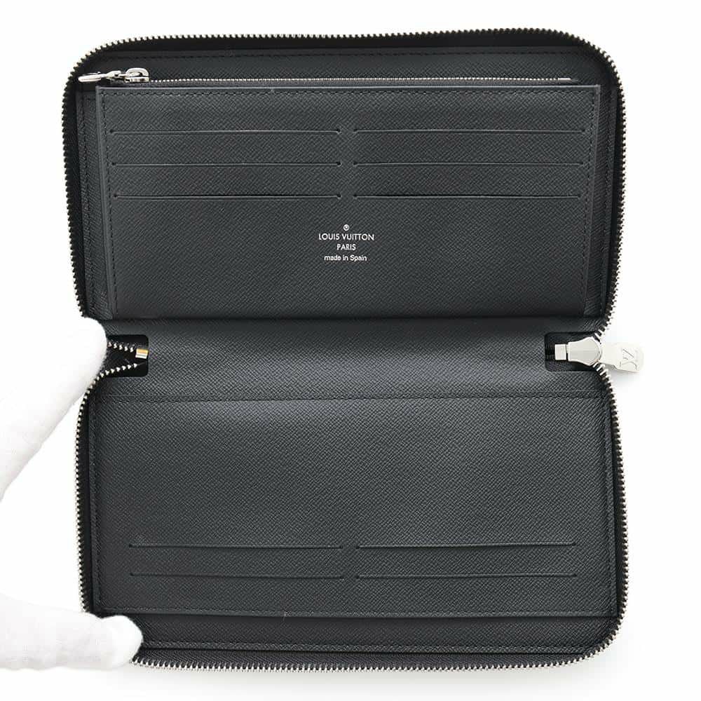 ルイヴィトン 長財布 ダミエ・グラフィット ジッピー・オーガナイザー NM N60111 LOUIS VUITTON ブラック 黒