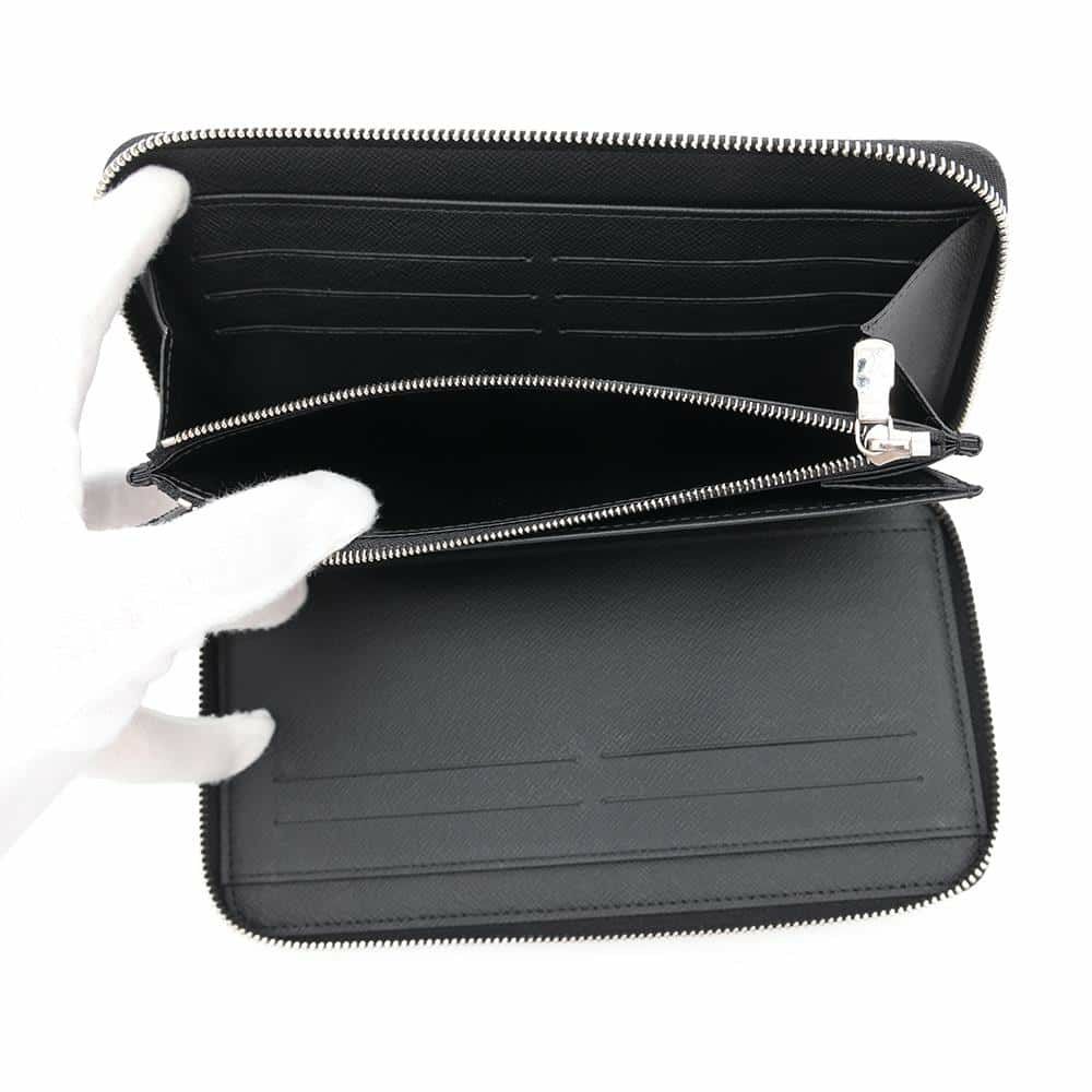 ルイヴィトン 長財布 ダミエ・グラフィット ジッピー・オーガナイザー NM N60111 LOUIS VUITTON ブラック 黒